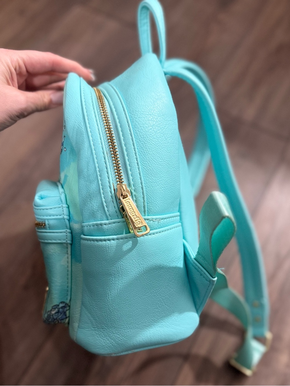Disney Loungefly The Little Mermaid Kiss The Girl Mini Backpack Exclusive Tote - Picture 3 of 7